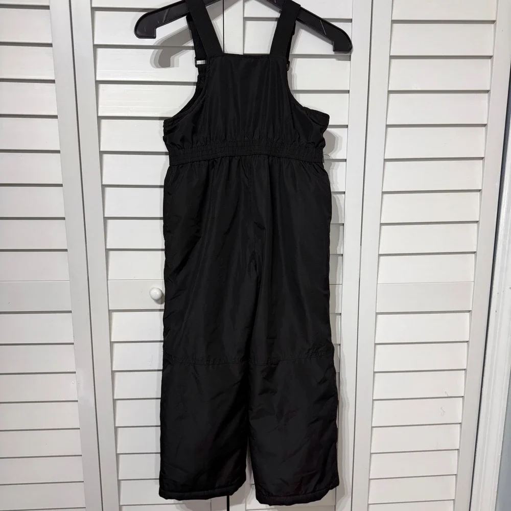 ZeroXposur Kids Black Insulated‎ Snow Bib Overalls Size S 6/7 Ski Pants